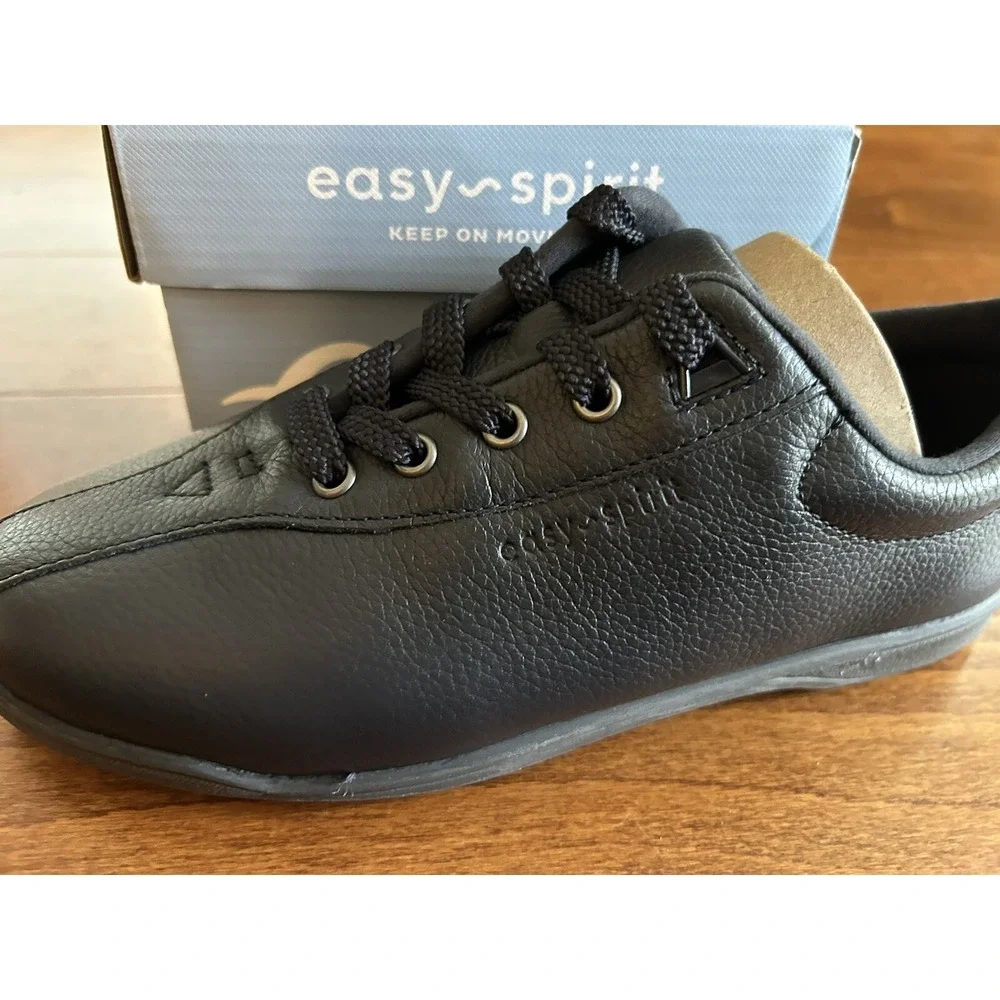 Easy‎ Spirit AP1 Women's Oxford Sneakers Flats Lace Ups Blue Navy NEW 6 WW Xwide